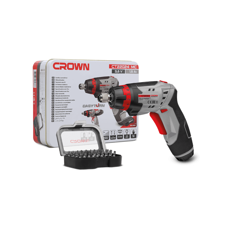 Avvitatore a batteria 3,6 V CROWN CT22024 MC