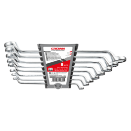 Set di chiavi poligonali doppie da 8 pz CROWN CPHWR-XA8